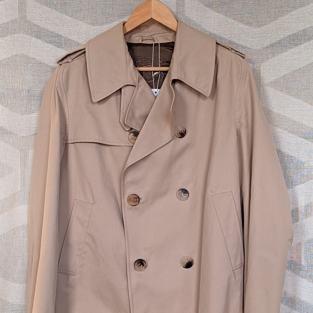 Trussardi Half-Trench Sz 52 (EU), US Lg